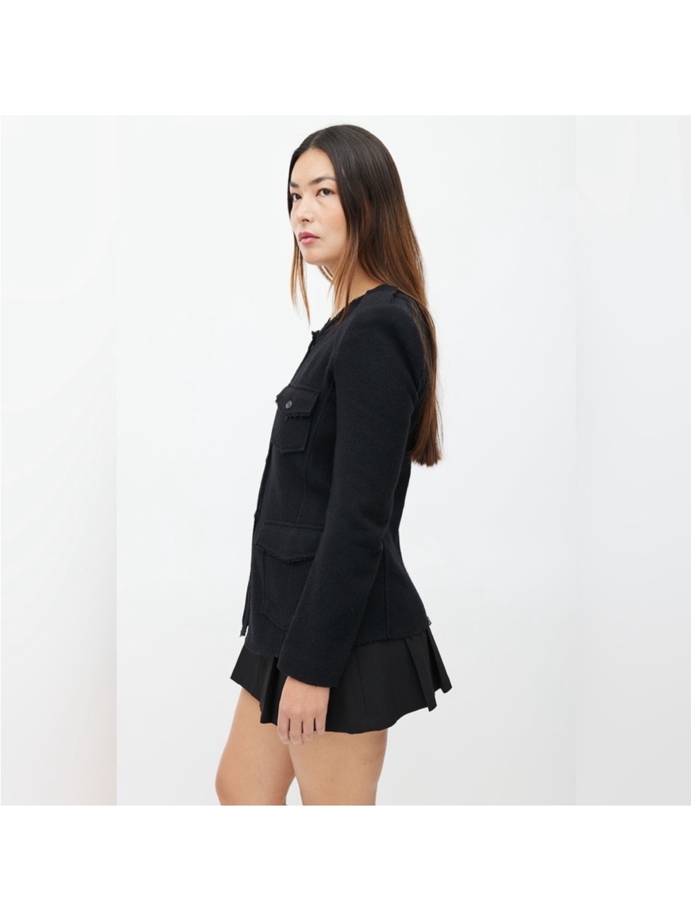 Isabel marant black wool shirt jacket size xs - Picture 4 of 12